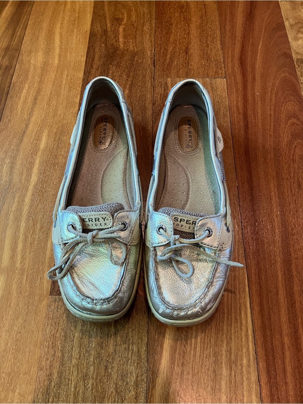 Sperry Iridescent Metallic Boat Shoes